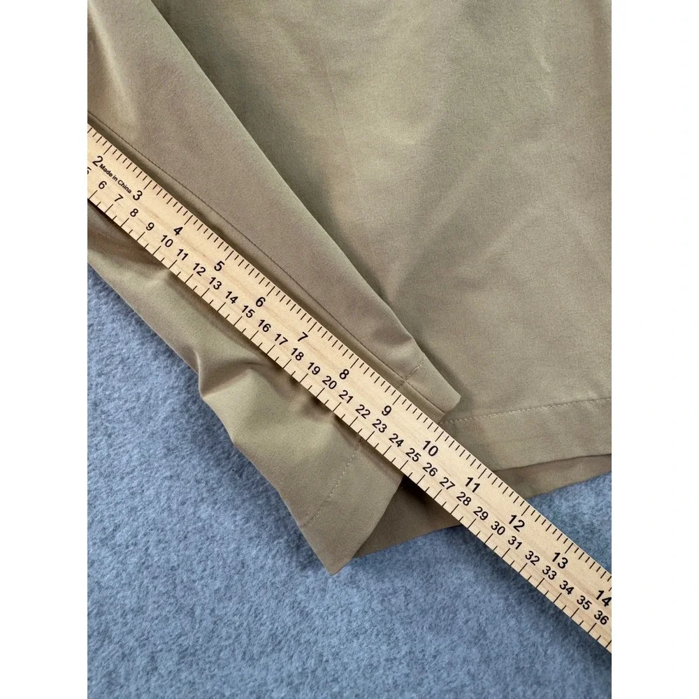 Adidas Primegreen Mens Golf Shorts Tan Khaki Flat Front GU0439‎ Size 38